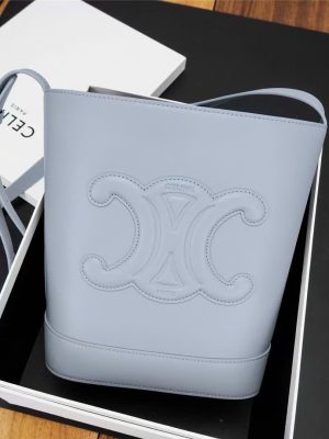 Celine Triomphe Cuir Bucket