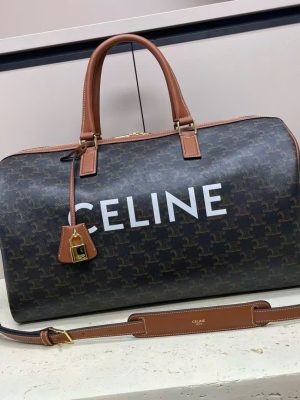 Celine Triomphe Canvas Cloche