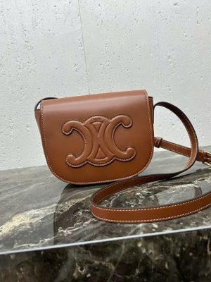 Celine Triomphe Folco Shoulder