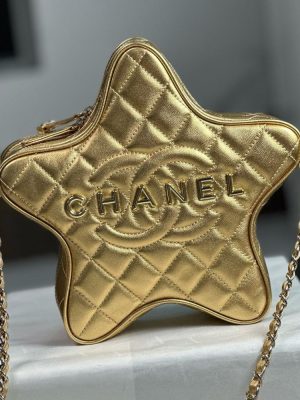 Chanel Metallic Gold Star