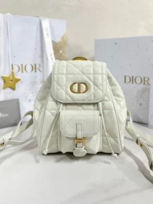 Dior Caro Backpack Macrocannage