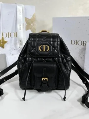 Dior Caro Backpack Macrocannage