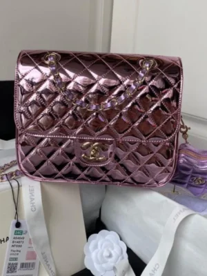Chanel Coco Metallic Flap