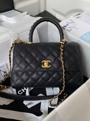 Chanel Coco Caviar Handle
