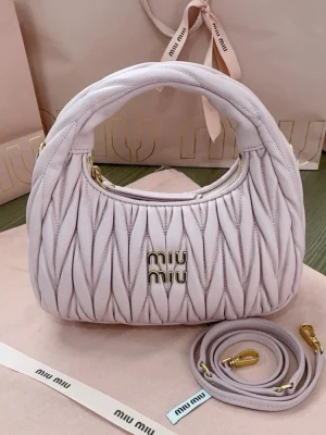 Miu Miu Wander Matelassé Nappa