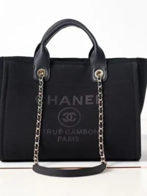 Chanel Coco Tote Shopping