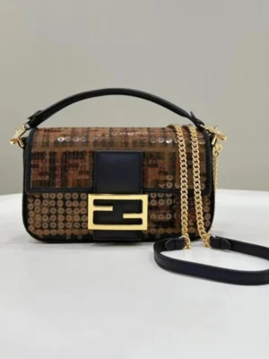 Fendi Baguette Embossed Mini