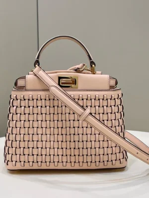 Fendi Peekaboo Woven Top