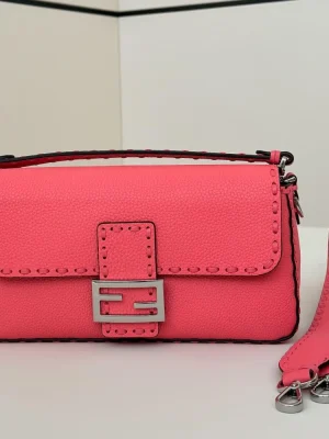 Fendi Baguette Embossed Taupe