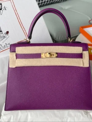 Hermès Kelly Etain Epsom