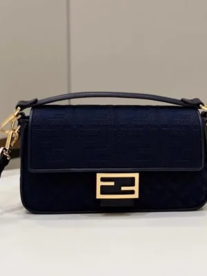 Fendi Baguette Embossed Taupe