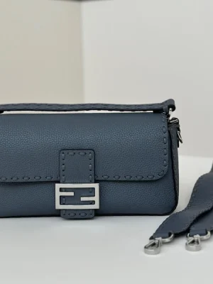 Fendi Baguette Embossed Taupe