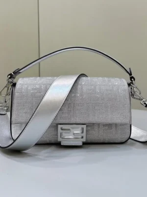 Fendi Baguette Embossed Taupe