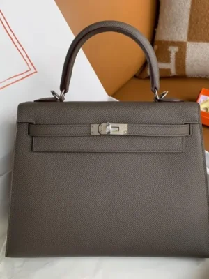 Hermès Kelly Etain Epsom