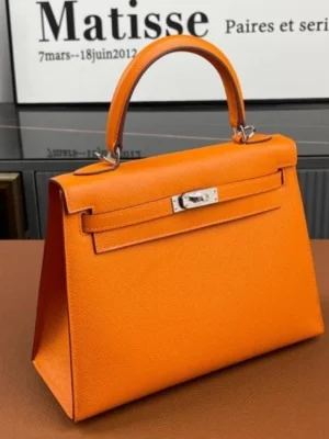 Hermès Kelly Etain Epsom