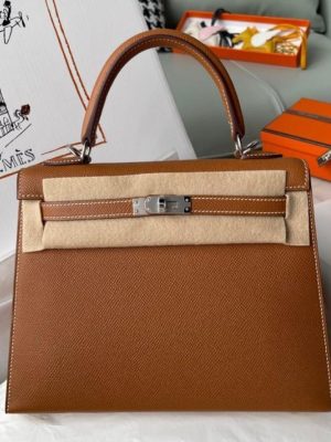 Hermès Kelly Etain Epsom