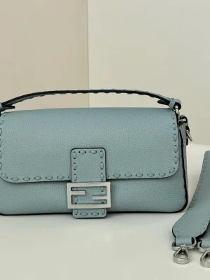 Fendi Baguette Embossed Taupe