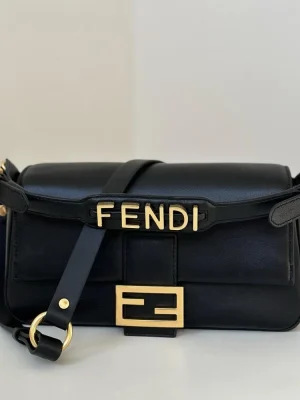 Fendi Baguette Embossed Taupe