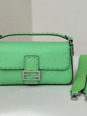 Fendi Baguette Embossed Taupe