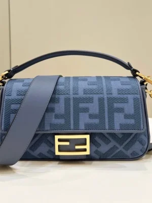 Fendi Baguette Embossed Taupe