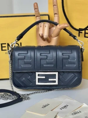 Fendi Baguette Embossed Mini