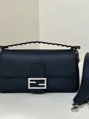 Fendi Baguette Embossed Taupe