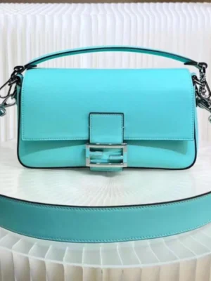 Fendi Baguette Embossed Taupe