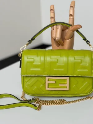 Fendi Baguette Embossed Mini