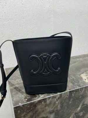 Celine Triomphe Cuir Bucket