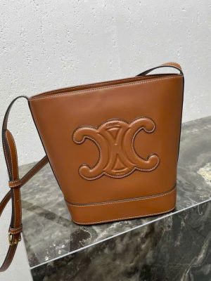 Celine Triomphe Cuir Bucket
