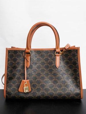 Celine Triomphe Canvas Tote