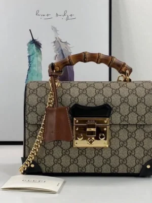 Gucci GG Padlock Bamboo