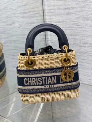 Dior Lady Oblique Wicker