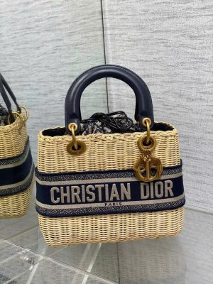 Dior Lady Oblique Wicker