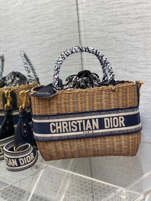 Dior Lady Oblique Wicker