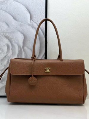 Chanel Grained Calfskin Stitched