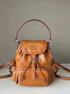 Miu Miu Nappa Leather Backpack