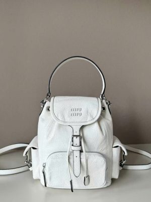 Miu Miu Nappa Leather Backpack