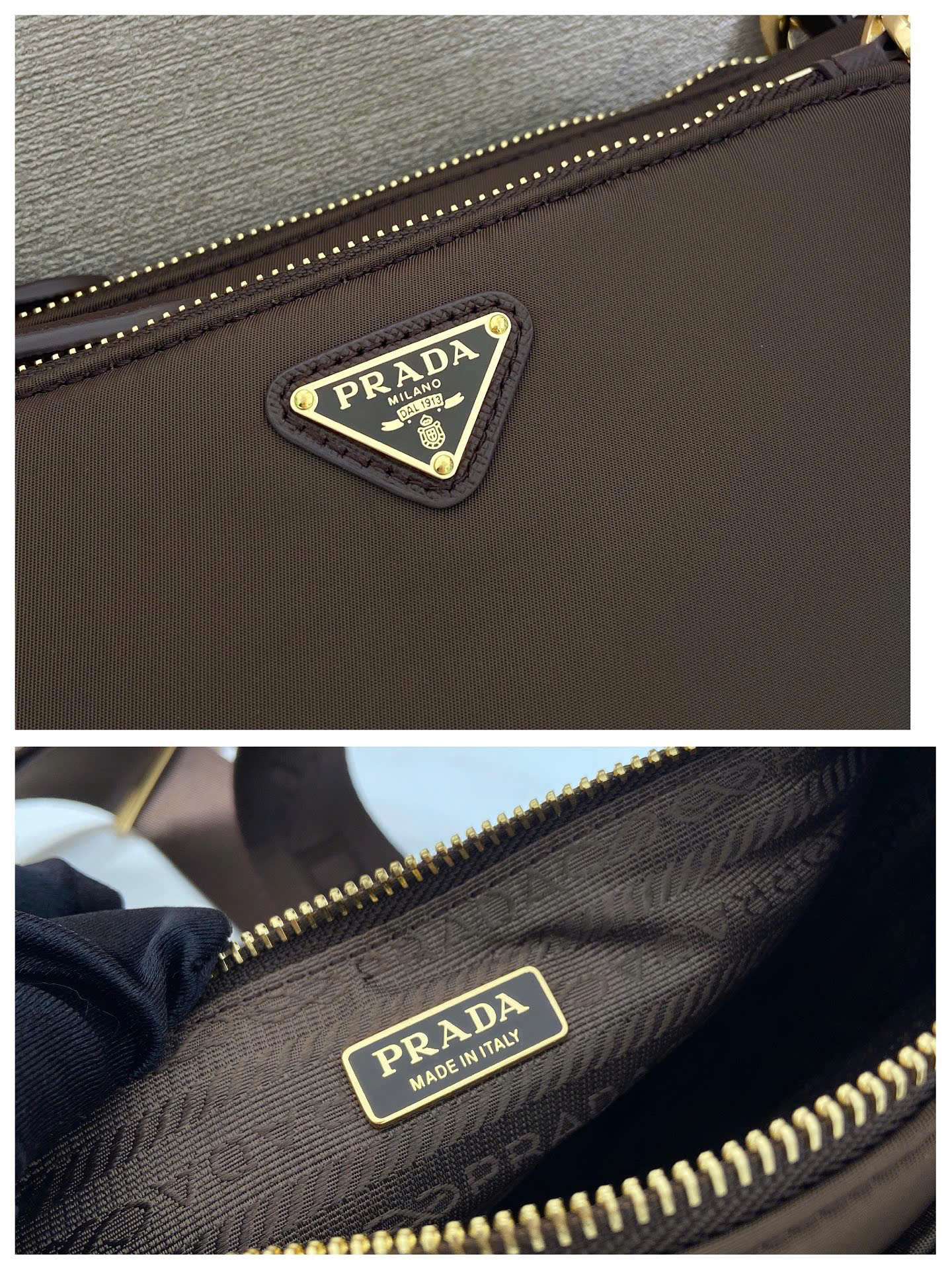 Prada Re-Edition Multi Pouch Nylon Shoulder Bag 1BH230 - Image 2