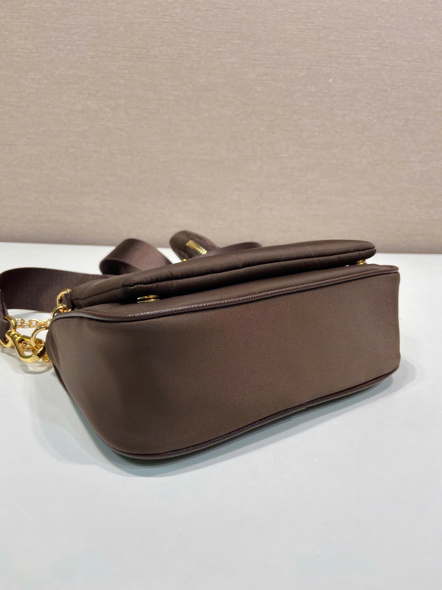Prada Re-Edition Multi Pouch Nylon Shoulder Bag 1BH230 - Image 4