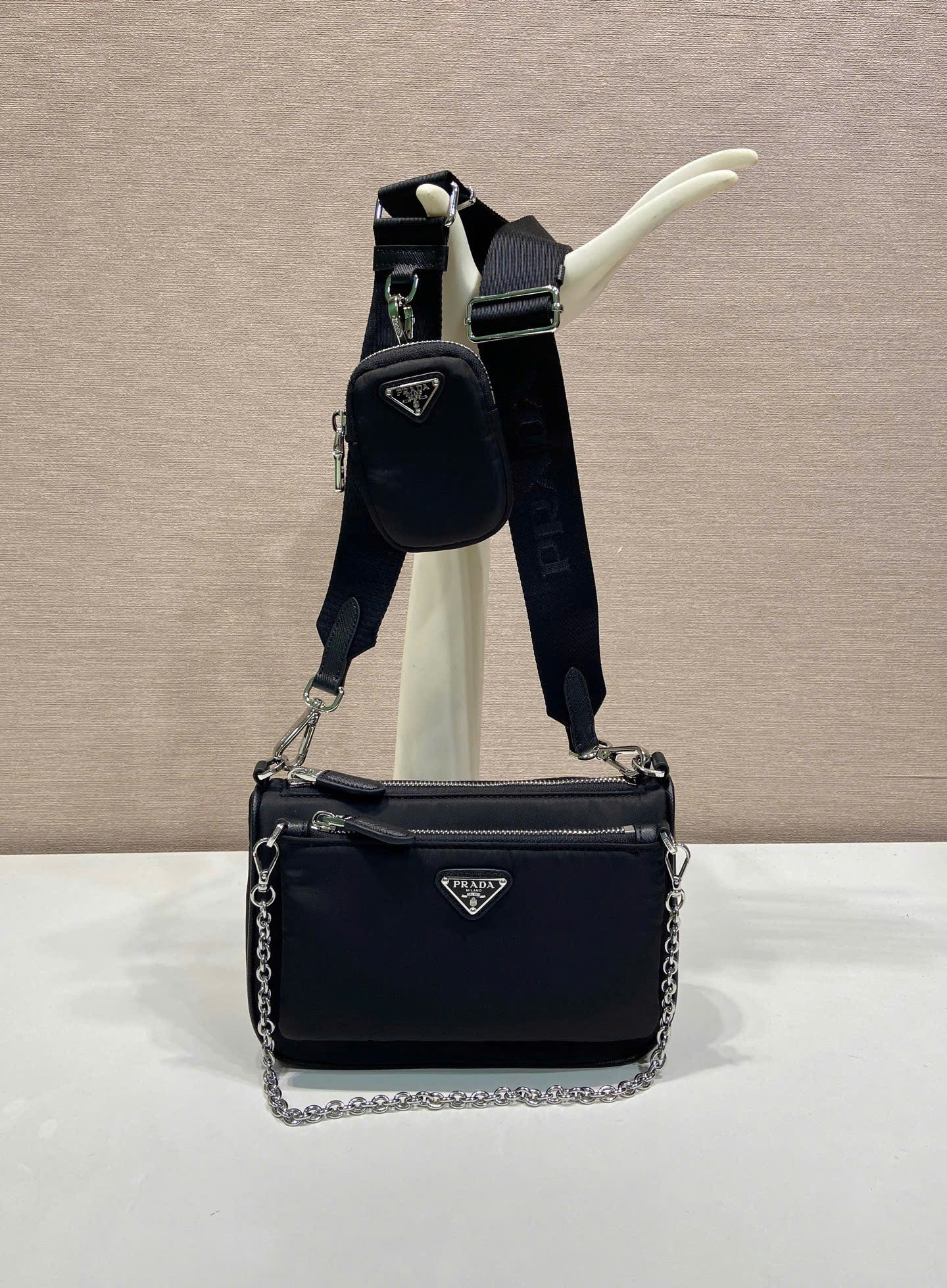 Prada Re-Edition Multi Pouch
