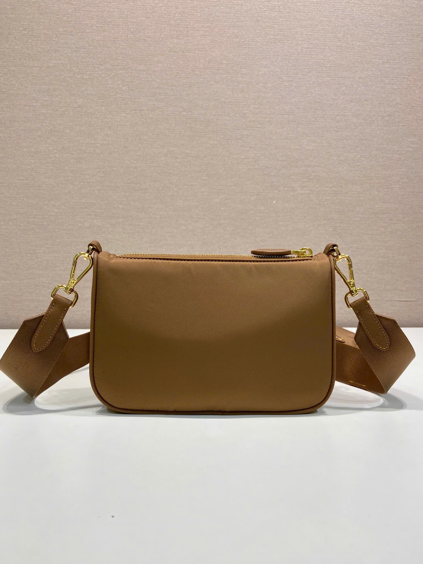 Prada Re-Edition Multi Pouch Nylon Shoulder Bag 1BH230 - Image 7