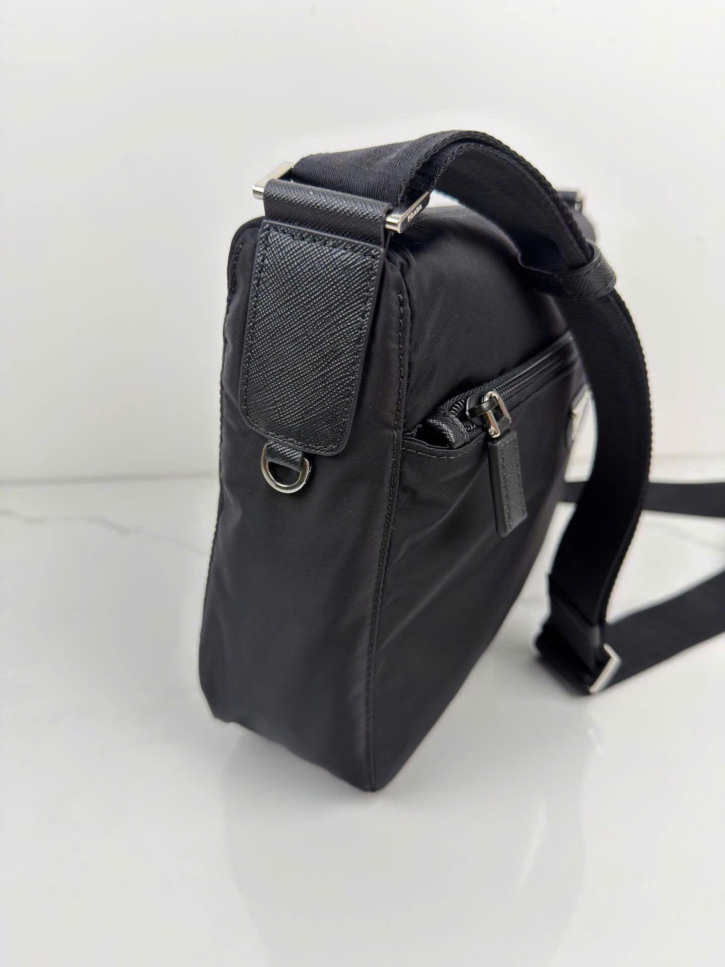 Prada Saffiano Re-Nylon Shoulder Bag 1BC421 - Image 8