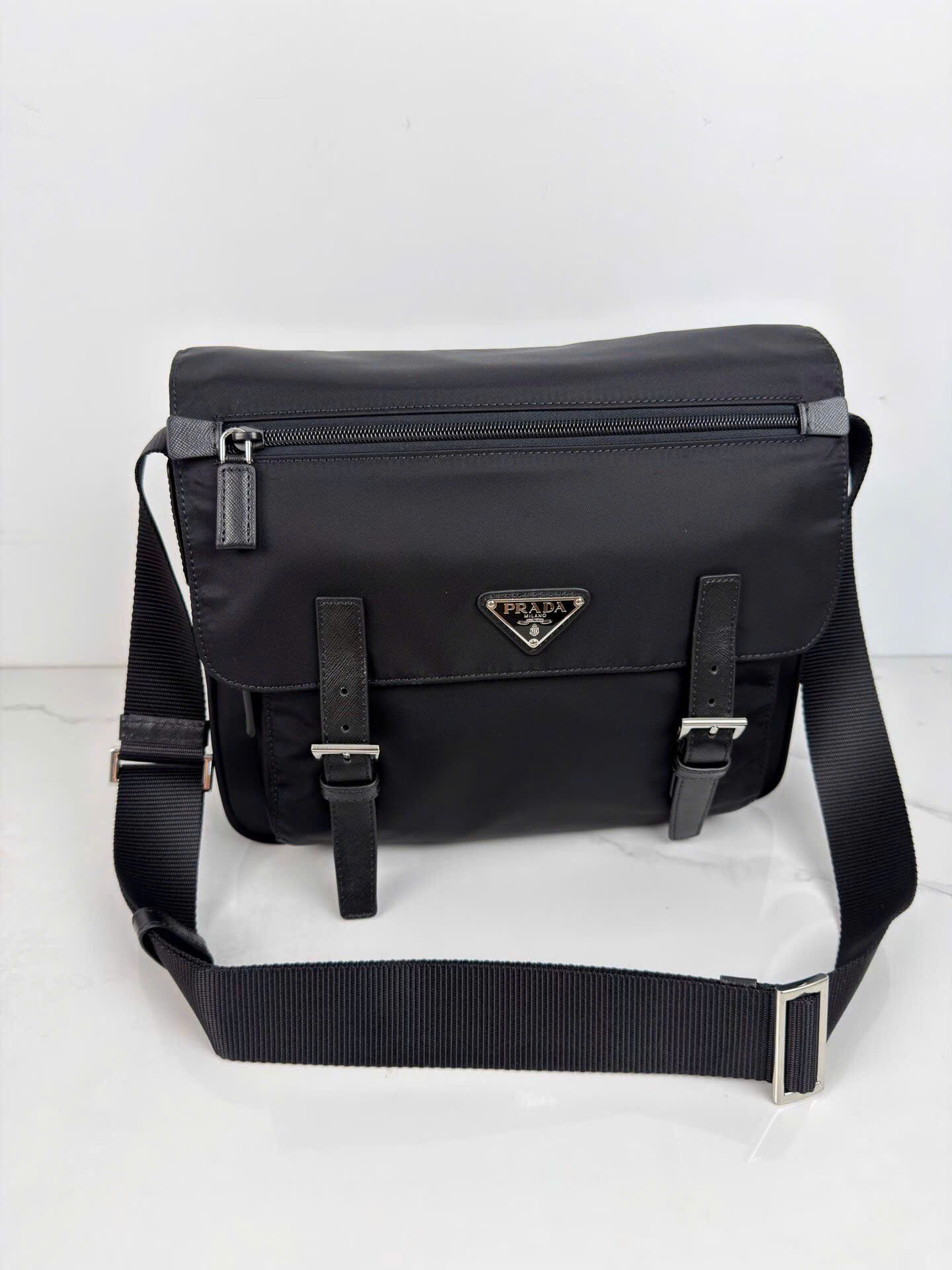 Prada Saffiano Re-Nylon Shoulder