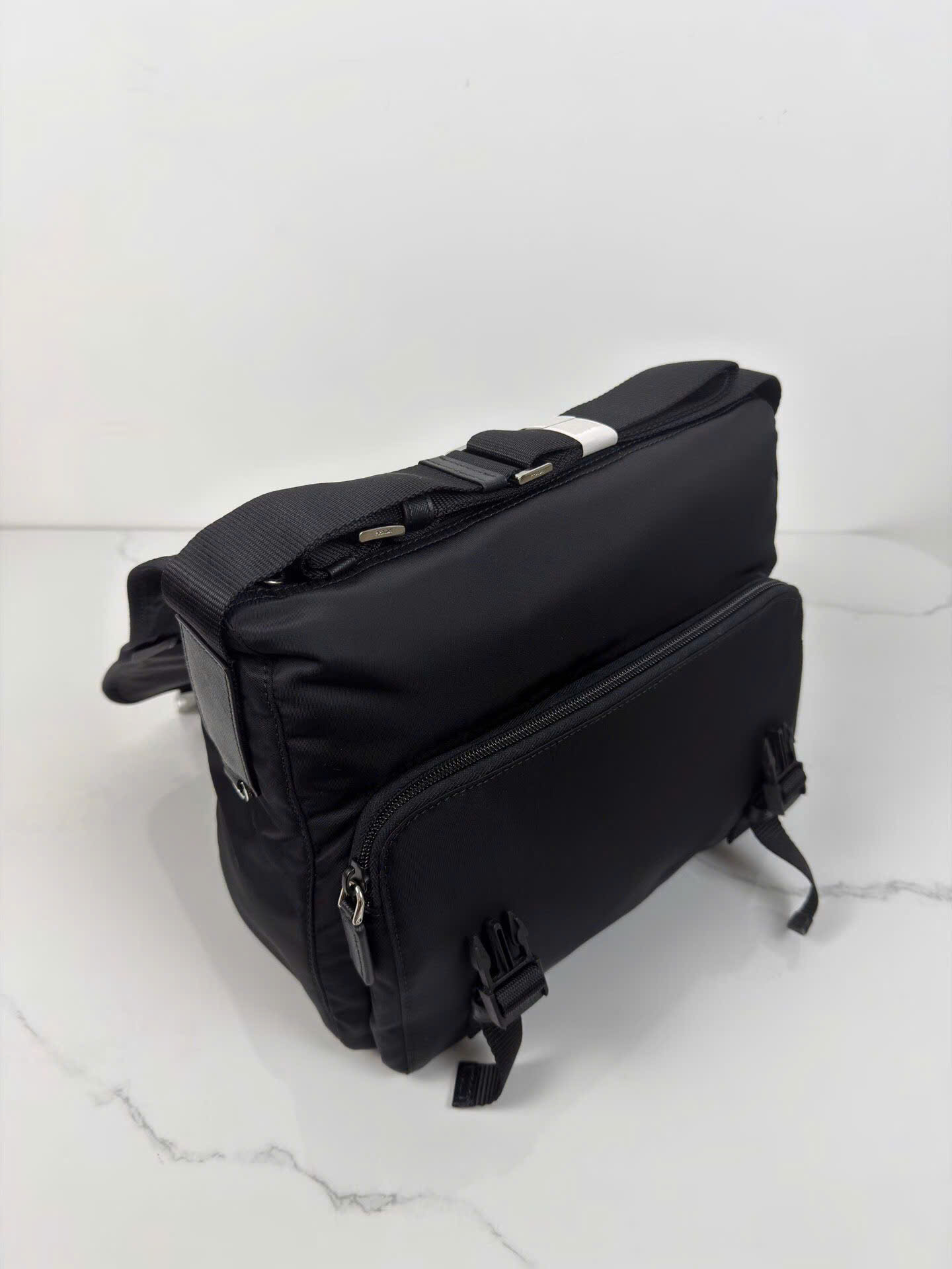 Prada Saffiano Re-Nylon Shoulder Bag BD953 - Image 6