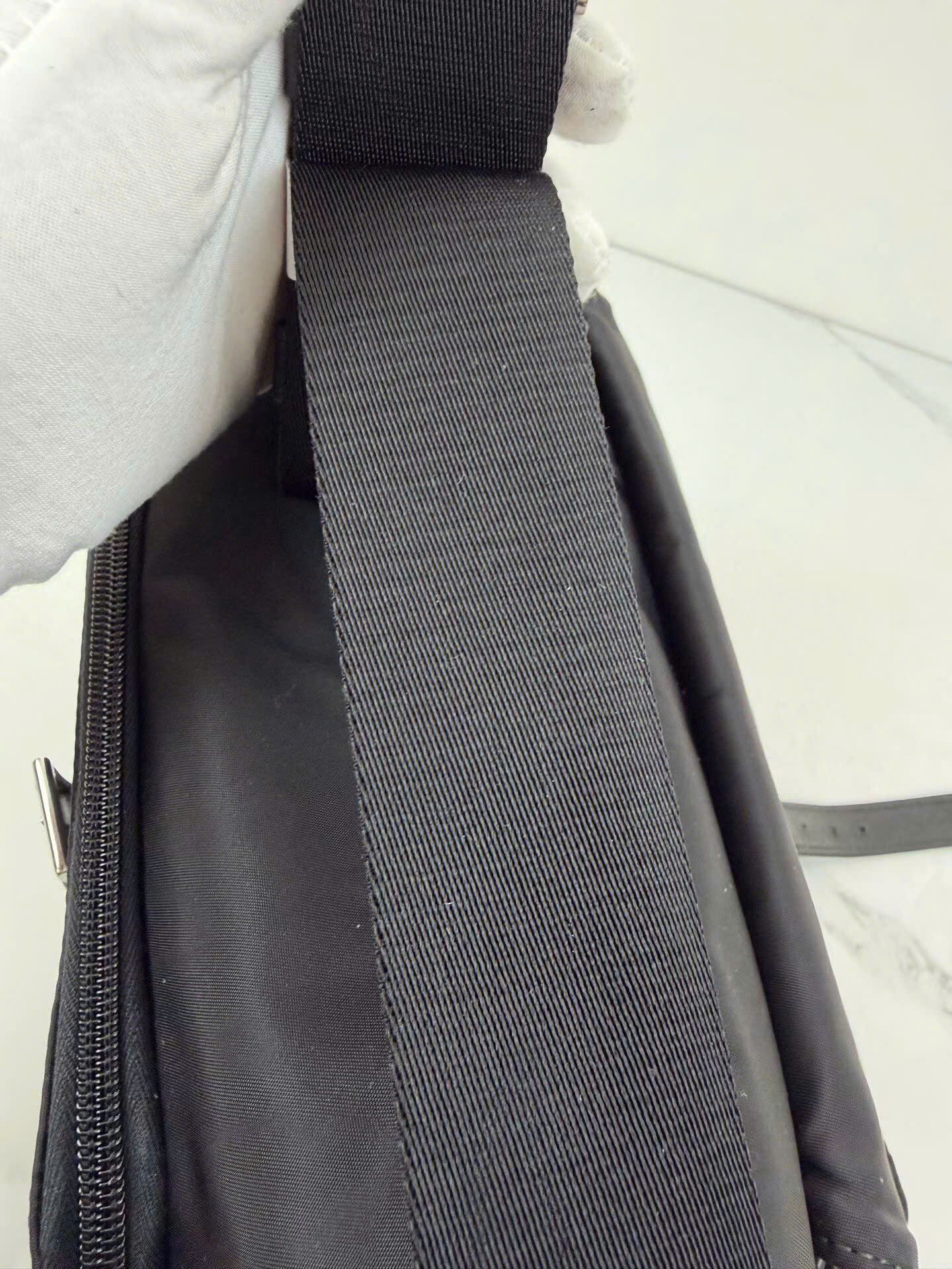 Prada Saffiano Re-Nylon Shoulder Bag 1BD994 - Image 3