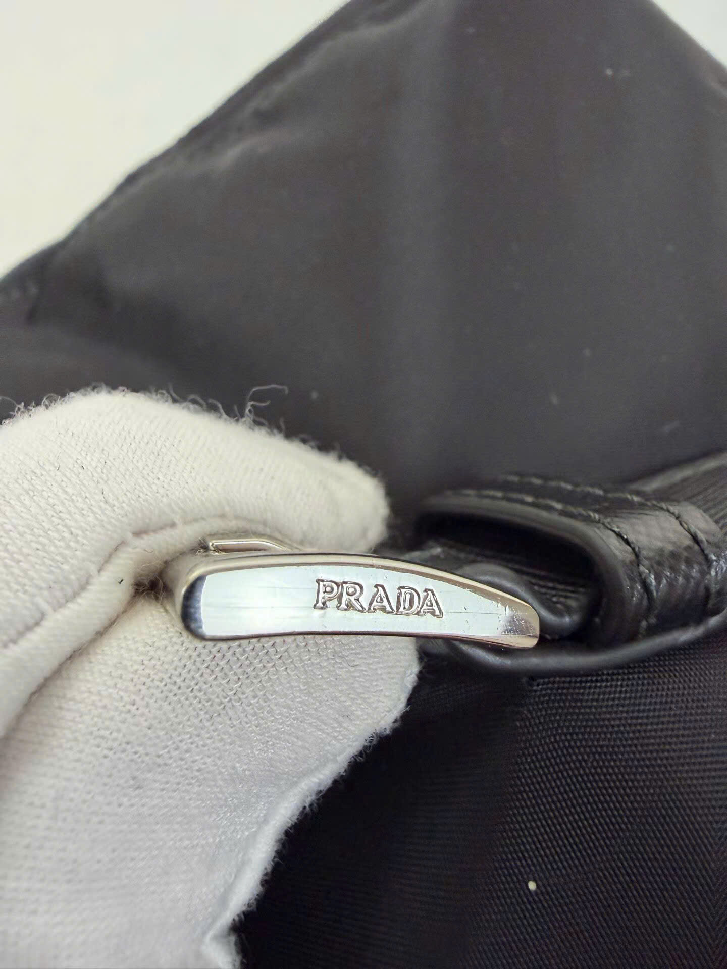 Prada Saffiano Re-Nylon Shoulder Bag 1BD994 - Image 4