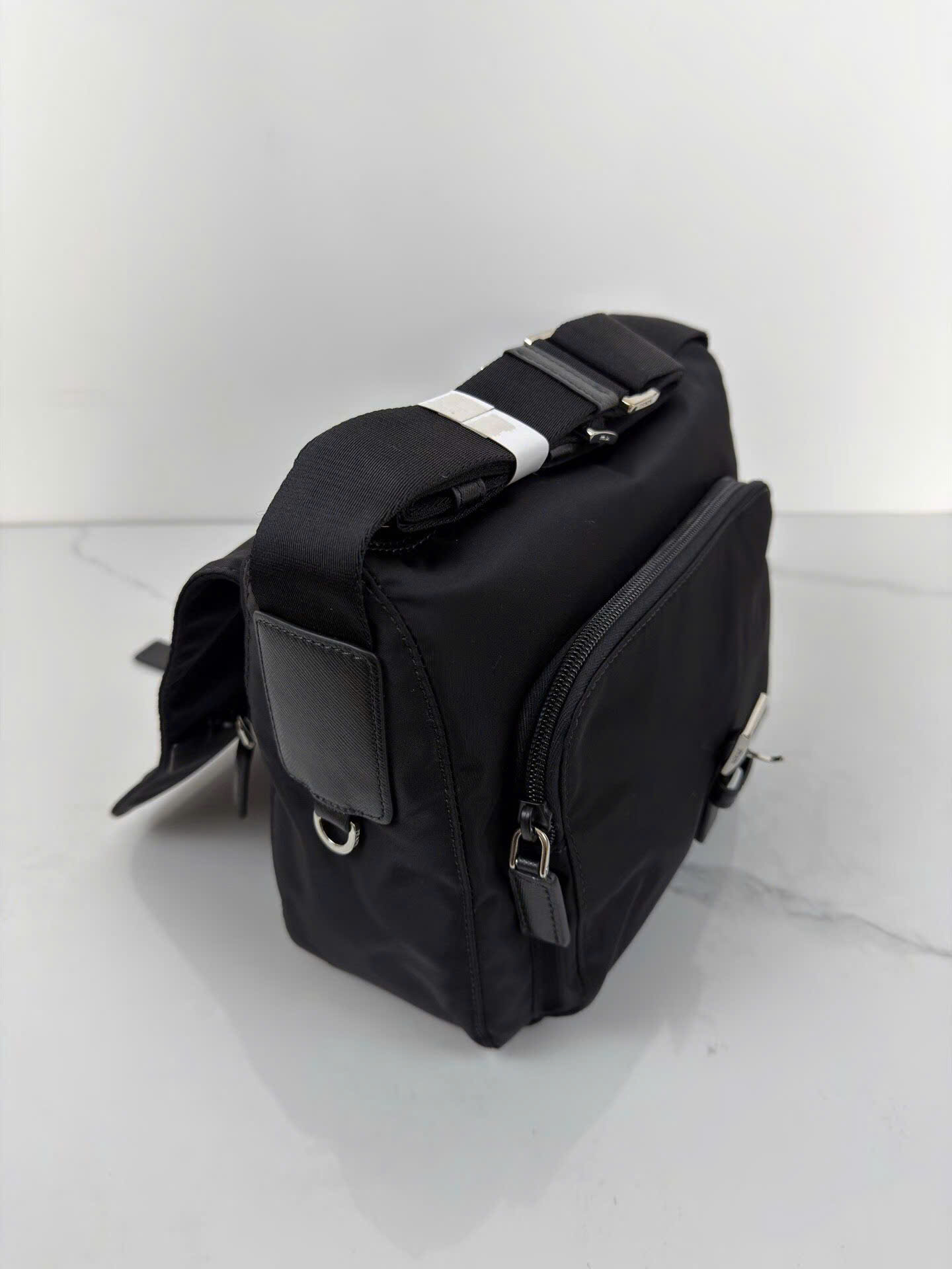 Prada Saffiano Re-Nylon Shoulder Bag 1BD994 - Image 6