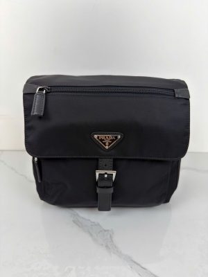 Prada Saffiano Re-Nylon Shoulder