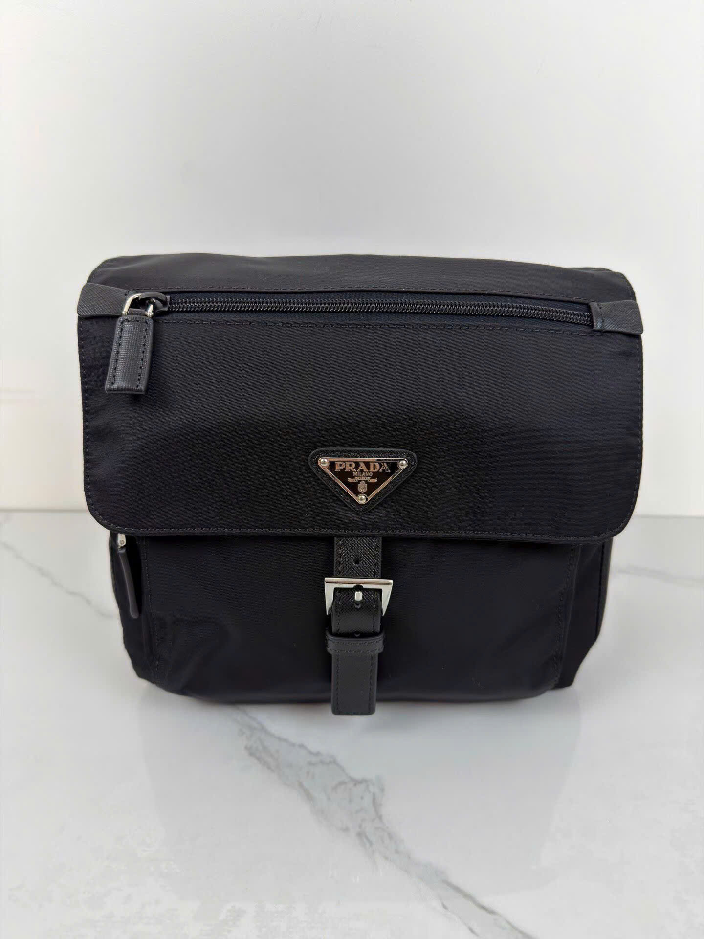 Prada Saffiano Re-Nylon Shoulder